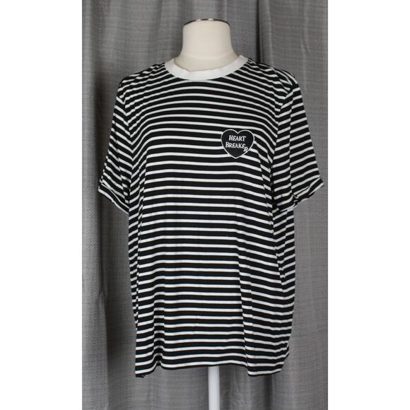 Soncy Womens striped top 1X NWT - Picture 1 of 8